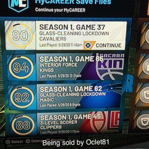 (four) 2k20 accounts FOR SALE